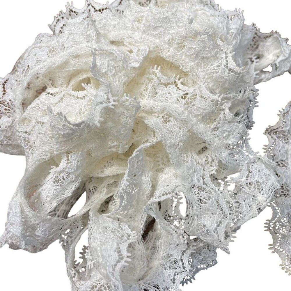 Vintage Scallop Lace Trim Edging Sewing Junk Journal Scrapbooking 6 Yards u
